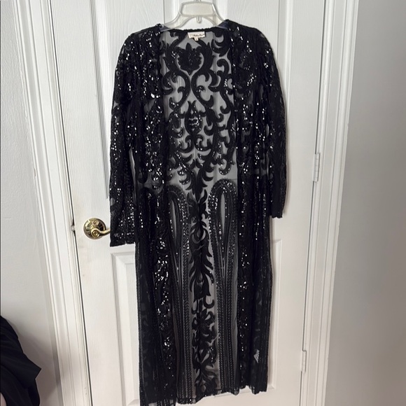 Southern fried chick’s full length sequin duster size medium - Picture 1 of 5